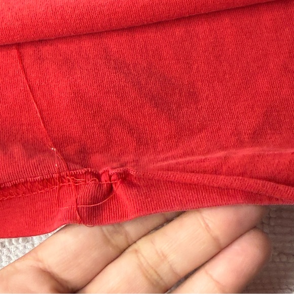 Mickey Mouse & Goofy - "Making Music" Red Shirt - Pocket -XL- The Disney Store - Picture 5 of 10